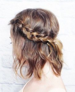 Braided shoulder length hairstyles