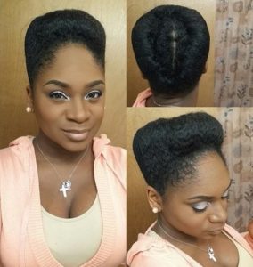 Updo hairstyles for dark skinned women with thick hair 2Updo hairstyles for dark skinned women with thick hair 2