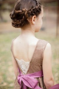 Updo hairstyles for little girls 4