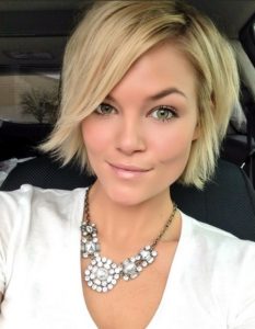 Blonde hairstyles for short hair