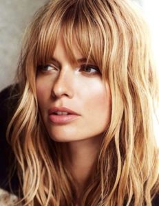 layered hairstyles with bangs