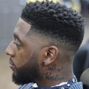 Curly Top Fade