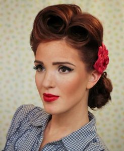 Pin-up Victory Rolls